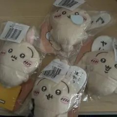 うさぎだらけくじ E賞 ぬいぐるみバッチ 4体セット まとめ売り