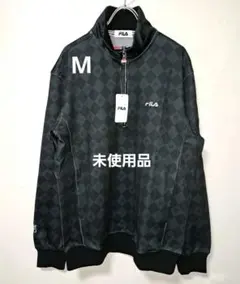 FILA ダークグリーン ハーフジップジャージ　M