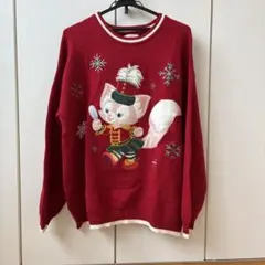 【美品】香港　ディズニーランド　リーナベル　ニット　セーター クリスマス