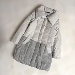 美品】Firosa ロング ダウンジャケット サイズ11号 ベージュ系 - メルカリ