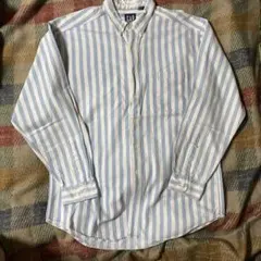 OLD GAP ストライプ ボタンダウンシャツ 100％コットン　L