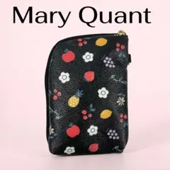 Mary Quant フルーツ花柄ポーチ