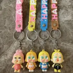 crybaby、クライベイビー、キーチェーン、可愛いキーホルダー、4点セット