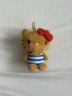 【美品】ハローキティ 日焼けシリーズ 水着 マスコット