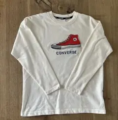 Converse 長袖　ロンT Tシャツ　もこもこ　150
