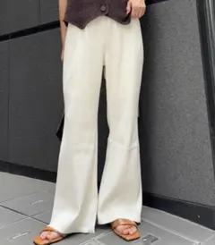 チャオパニックティピー　マイナス3キロ見えすっきりシルエットリブパンツ　GU