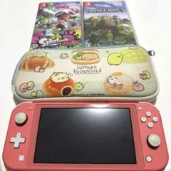 Nintendo Switch Lite 本体　ソフト　ケース付き