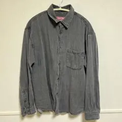 Jungle Storm グレー ボタンアップシャツ L