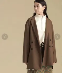 【セール】RayBEAMS ビッグシルエットダブルジャケットのサムネイル