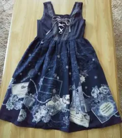 アクシーズファム ジャンパースカート ネイビー