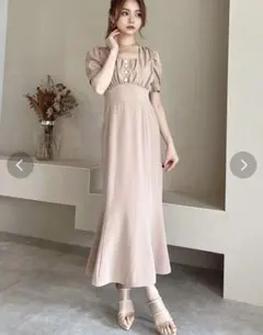 【新品タグ付き】ROYAL PARTY パフスリーブ マーメイドワンピース