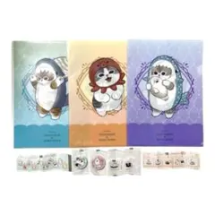 mofusand×くら寿司　クリアファイル　缶バッジ　アクリルステッカー　7点