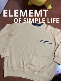 ELEMENT スウェット トレーナー イエロー サイズMのサムネイル