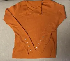 ディスコート　タートルネック　リブニット