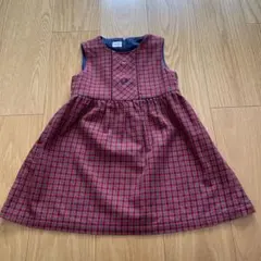 【美品】ファミリア　ジャンパースカート　ワンピース　110cm