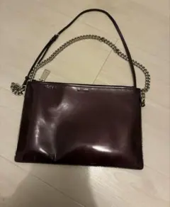 JIL SANDER ショルダー バッグ チェーン　エナメル　パテントレザーのサムネイル