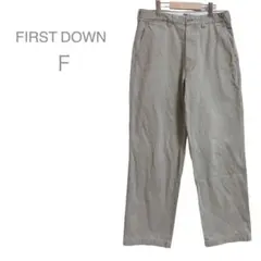 【ファーストダウン】　カジュアルパンツ　チノパン　綿100%　着回し◎　Fサイズ