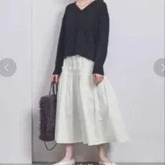 ユナイテッドアローズ　プリーツギャザースカート
