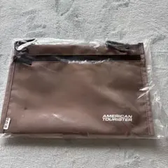 AMERICAN TOURISTER カーキブラウン　サコッシュ