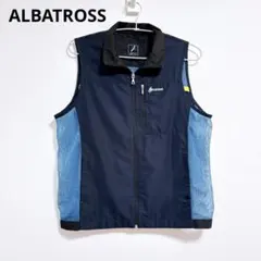 【アルバトロス】 ベスト　メンズトップス　上着　サイドメッシュ　ジッパーベスト