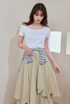 Herlipto♡Essentia Basic Tee white【S】のサムネイル