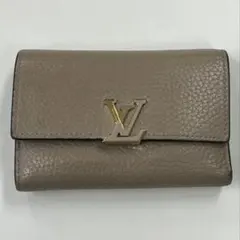 ルイ ヴィトン ポルトフォイユ カプシーヌ コンパクト 三つ折り財布 ガレ