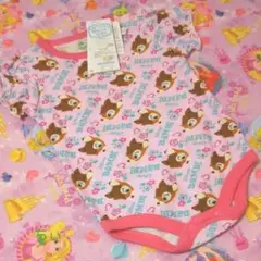 最終価格★バンビ 70 ロンパース☆ディズニー ベビー ピンク 女の子★