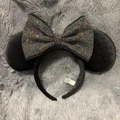 ミッキーマウス カチューシャ ビーズリボン