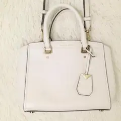 マイケルコース ハンドバッグ　ショルダーバッグ　2way ホワイト　白　MK