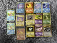 【良品】ポケモンカード 旧裏面 14枚まとめ売り わるいポケモン ブイズ　キラ等のサムネイル