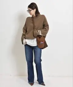 新品未使用l'appartementCROPPED KNIT With line