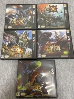 3DS モンスターハンターまとめ売り 5本セット
