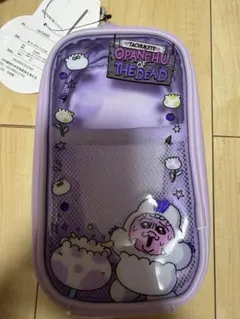 おぱんちゅうさぎ　クリアポーチ　パープル