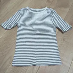 UNIQLO ストライプ 半袖Tシャツ Mサイズ