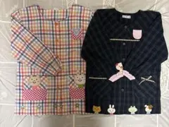 【保育士　スモック2枚セット】保育士・幼稚園教諭　スモック　エプロン