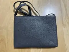 Hush Tug ハッシュタグ サコッシュ 姫路レザー ショルダーバッグ グレー