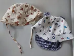 H&M▪︎西松屋　ベビー帽子セット 46センチ