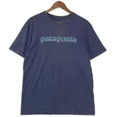 【人気】Patagonia パタゴニア オーガニックコットンTシャツ M 紺