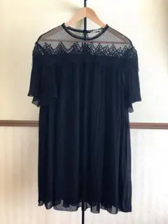 ザラベーシック ZARABASIC 美品 ワンピース チュールレース お値下げ中
