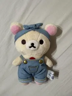 レア】コリラックマ デニムジャケット ぶらさげぬいぐるみ - メルカリ