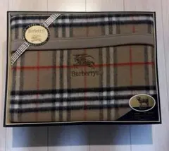 2個セットバーバリー Burberrys 純毛毛布 ラムMIX 140×200 - メルカリ