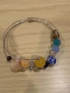 ハンドメイド　パワーストーン　宇宙ブレスレット