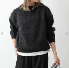 Acne Studios モヘアニット ダークグレー　xs
