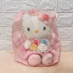 2006年　花束を持ったハローキティ NTT ぬいぐるみ　電報