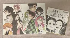 鬼滅の刃　原画展　入場者特典　オリジナルグッズスタンド　ミニ色紙