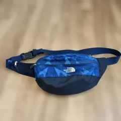 中古　THE NORTH FACE ボディバッグ ブルー 総柄