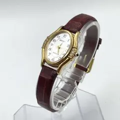 稼働 SEIKO エクセリーヌ 1F21-0AX0 トノー型 青針 ゴールド - メルカリ