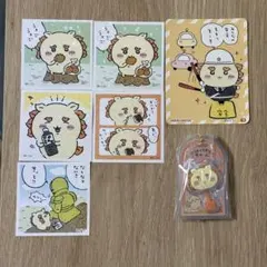 ちいかわ　シーサー　ミニチュアチョコチャーム　ブロマイド　コレクションシール