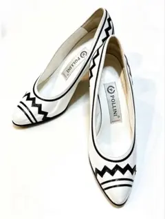 POLLINI ホワイトレザー ハイヒールのサムネイル