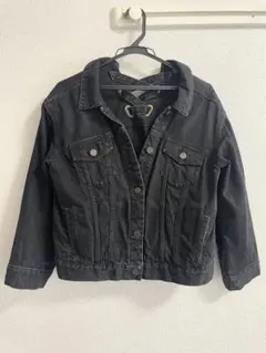 ブラックデニムジャケット デニムジャケット